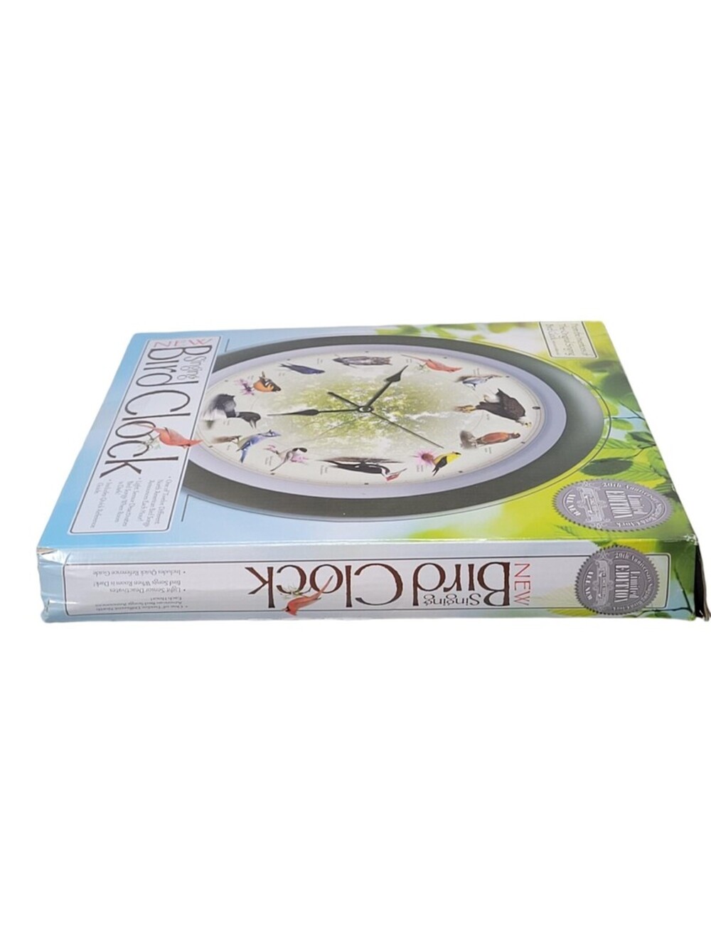 13 Inch Bird Song Wall Clock - Limited 20th Anniversary Model, Auto Dimmable - Picture 11 of 11